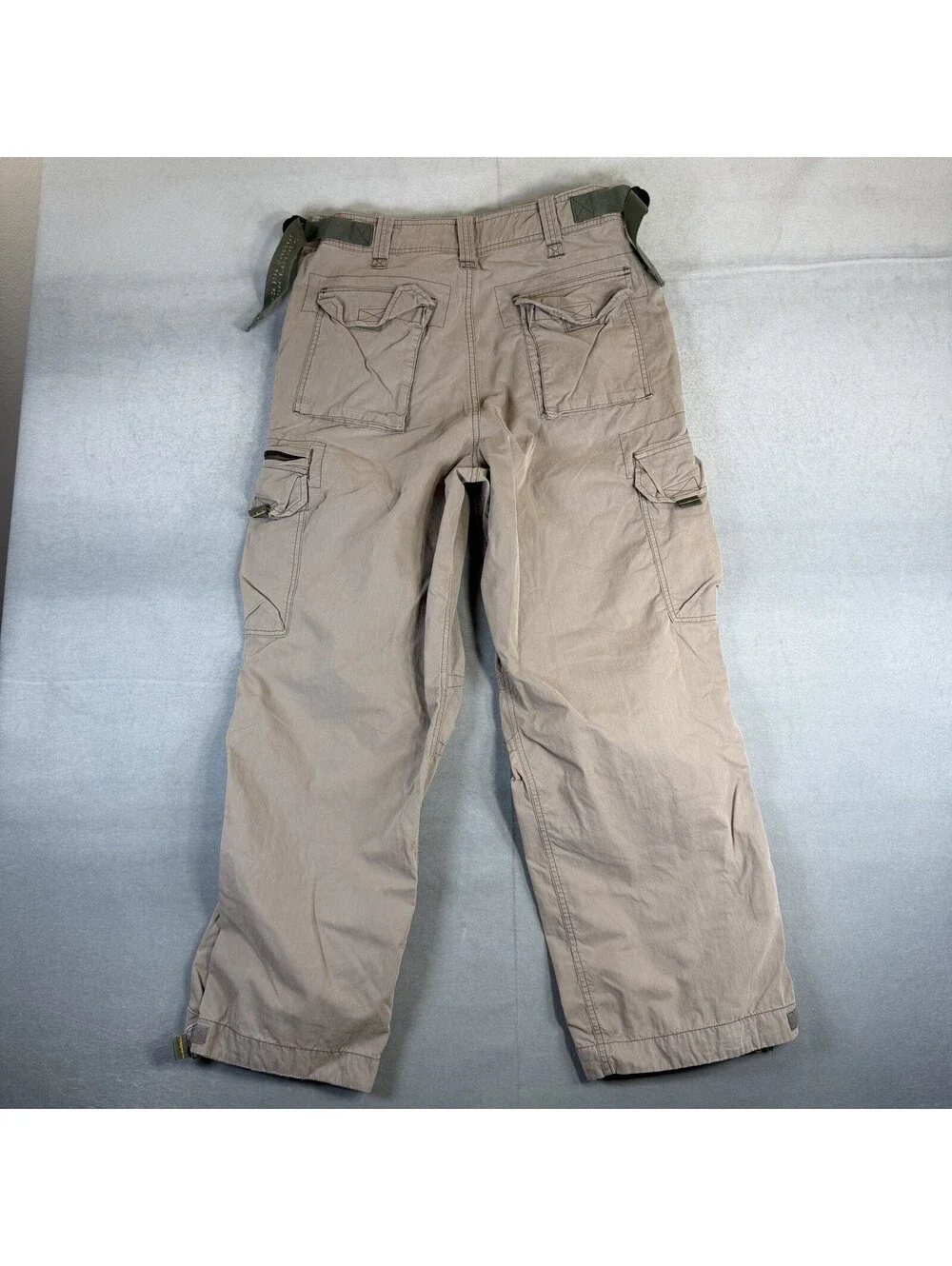 VTG 90s Abercrombie & Fitch Paratrooper Cargo Pants Mens Small (30-32) Military
